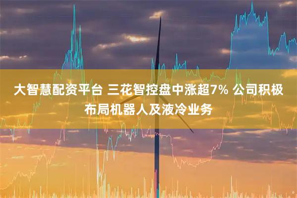 大智慧配资平台 三花智控盘中涨超7% 公司积极布局机器人及液冷业务